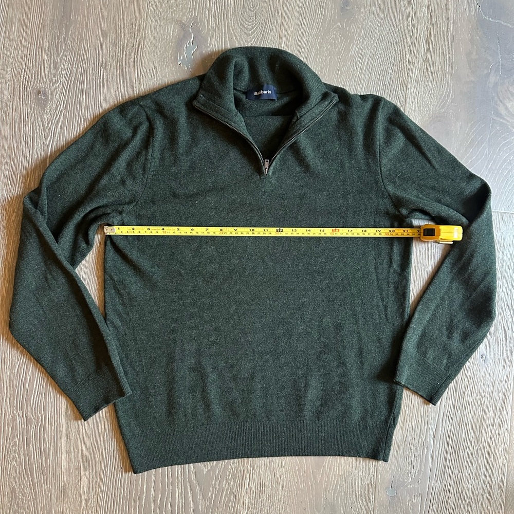 Balibaris Wool Sweater Forest Green Size L